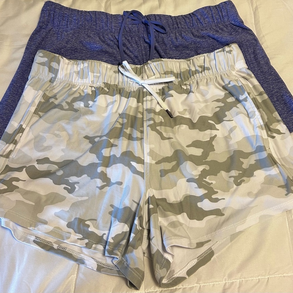 Set of two casual or workout shorts NWOT